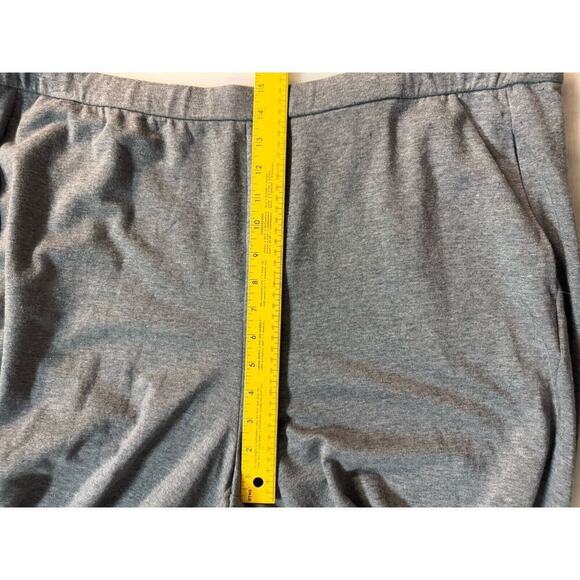Eileen Fisher Nwt Cozy Brushed Terry Pocketed Slouch Ankle Pants Ash Plus 3X - Picture 8 of 9